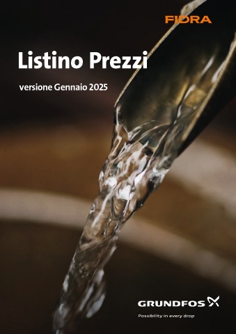 GRUNDFOS - Listino 2025